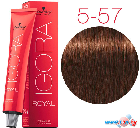 Крем-краска для волос Schwarzkopf Professional Igora Royal Permanent Color Creme 5-57 60 мл в Бресте