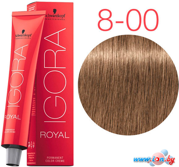 Крем-краска для волос Schwarzkopf Professional Igora Royal Permanent Color Creme 8-00 60 мл в Могилёве