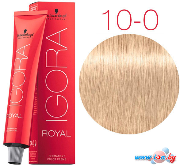 Крем-краска для волос Schwarzkopf Professional Igora Royal Permanent Color Creme 10-0 60 мл в Бресте