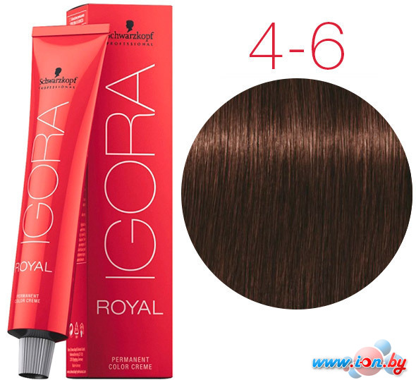 Крем-краска для волос Schwarzkopf Professional Igora Royal Permanent Color Creme 4-6 60 мл в Бресте