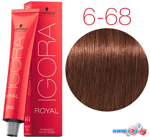 Крем-краска для волос Schwarzkopf Professional Igora Royal Permanent Color Creme 6-68 60 мл в Могилёве