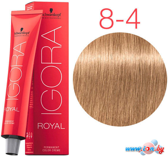 Крем-краска для волос Schwarzkopf Professional Igora Royal Permanent Color Creme 8-4 60 мл в Могилёве