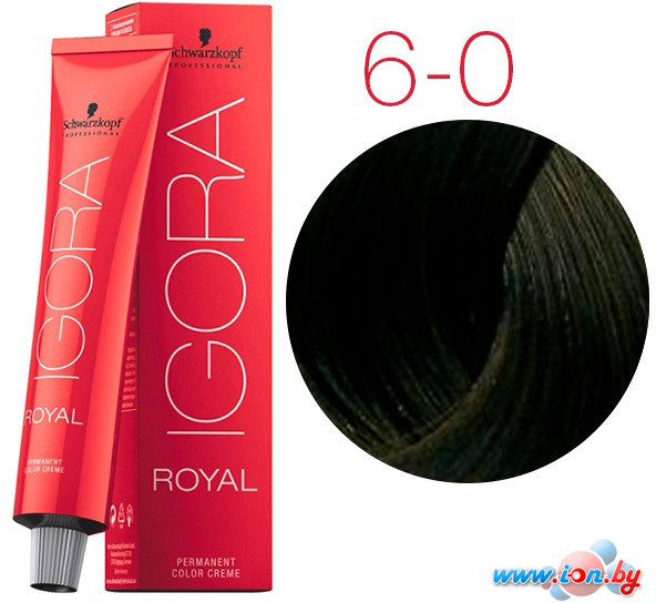 Крем-краска для волос Schwarzkopf Professional Igora Royal Permanent Color Creme 6-0 60 мл в Могилёве