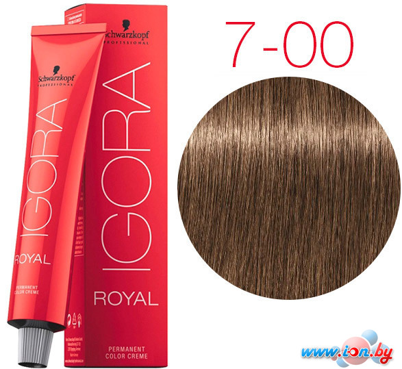 Крем-краска для волос Schwarzkopf Professional Igora Royal Permanent Color Creme 7-00 60 мл в Могилёве