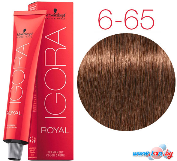 Крем-краска для волос Schwarzkopf Professional Igora Royal Permanent Color Creme 6-65 60 мл в Могилёве