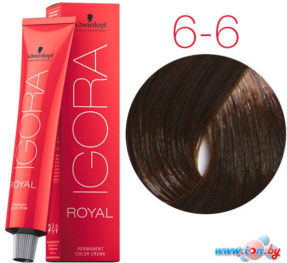 Крем-краска для волос Schwarzkopf Professional Igora Royal Permanent Color Creme 6-6 60 мл в Могилёве