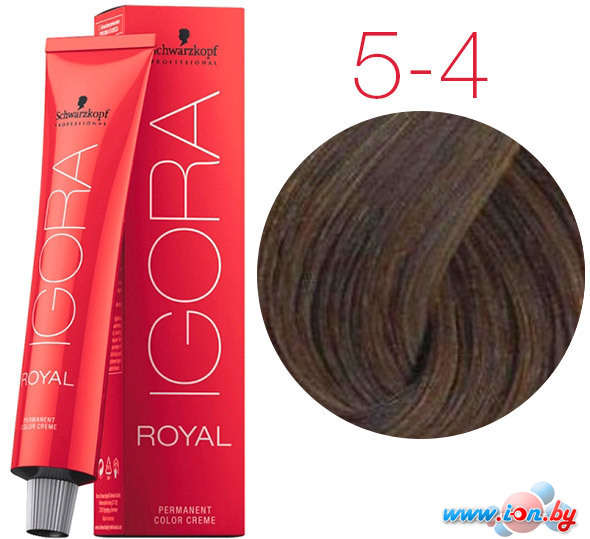 Крем-краска для волос Schwarzkopf Professional Igora Royal Permanent Color Creme 5-4 60 мл в Бресте
