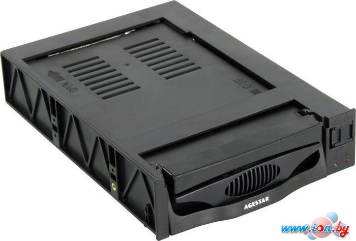 Бокс для накопителей 3.5 AgeStar SR3P-SW-2F (черный) в Могилёве
