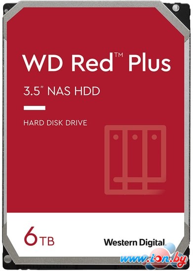 Жесткий диск WD Red Plus 6TB WD60EFPX в Могилёве