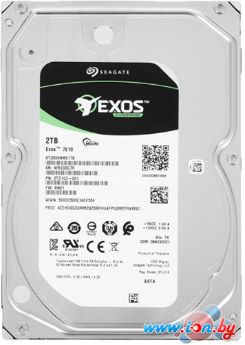 Жесткий диск Seagate Exos 7E10 2TB ST2000NM017B в Бресте