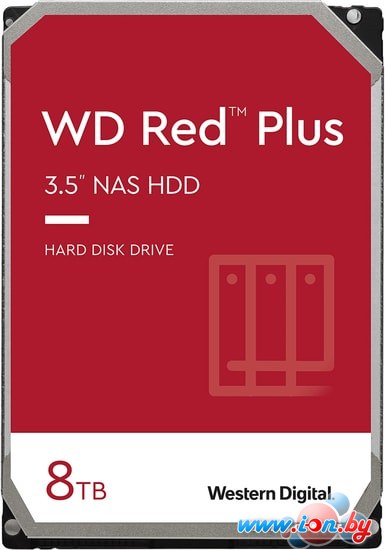 Жесткий диск WD Red Plus 8TB WD80EFZZ в Бресте