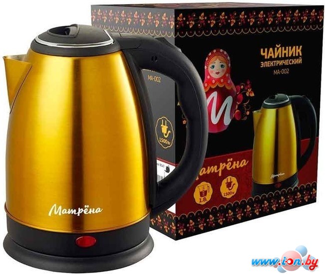 Электрический чайник Матрена MA-002 (желтый) в Могилёве