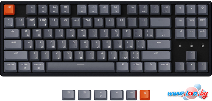 Клавиатура Keychron K8 RGB K8-J1 (Gateron G Pro Red, RU) в Могилёве