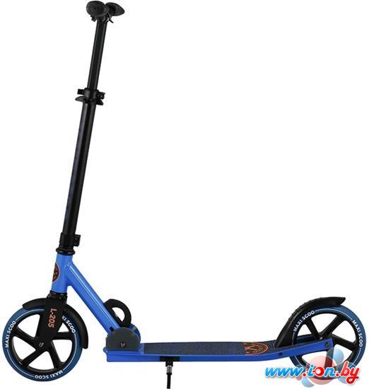 Двухколесный подростковый самокат Maxiscoo L-205 MSC-L205-B (голубой) в Могилёве