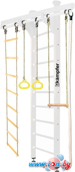 Детский спортивный комплекс Kampfer Wooden Ladder Ceiling Стандарт (жемчужный) в Минске