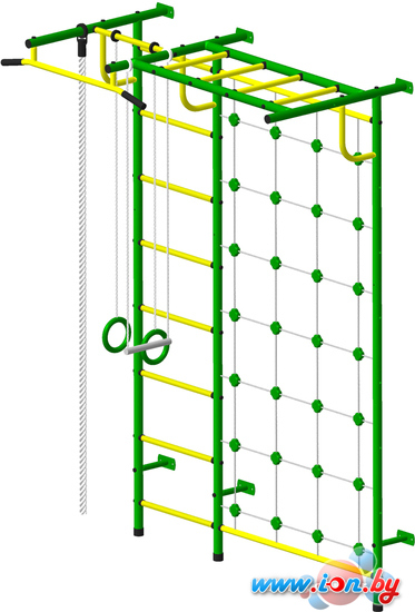 Детский спортивный комплекс Пионер С4СМ (зеленый/желтый) в Минске