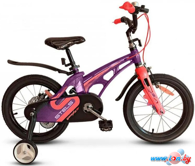 Детский велосипед Stels Galaxy 18 V010 (фиолетовый/красный) в Минске