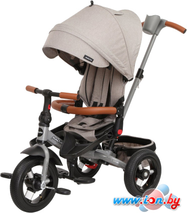 Детский велосипед Moby Kids Leader 360° 12x10 AIR (серый) в Могилёве