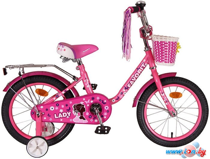 Детский велосипед Favorit Lady 16 2020 (розовый) в Могилёве