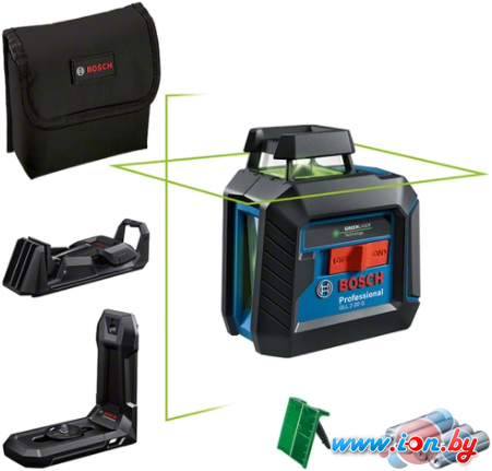 Лазерный нивелир Bosch GLL 2-20 G Professional 0601065000 (сумка, держатель, 4xAA) в Могилёве