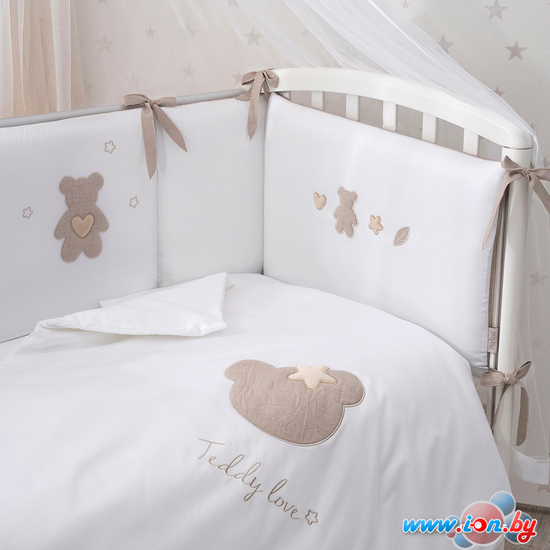 Постельное белье Perina Teddy love ТЛ2.140-01.12 (2 предмета, песочный) в Бресте