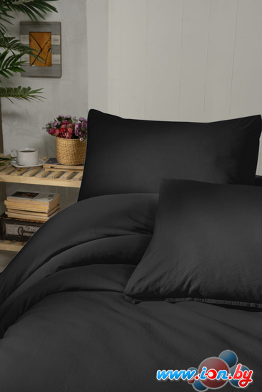 Постельное белье Arya Natural Stone Washed 8680943228192 (черный) в Могилёве