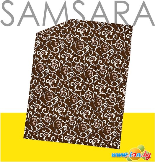 Постельное белье Samsara Завитки шоколад 220Пр-6 210x220 в Могилёве