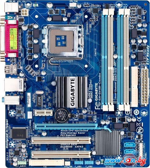 Материнская плата Gigabyte GA-G41M-Combo (rev. 3.0) в Гродно