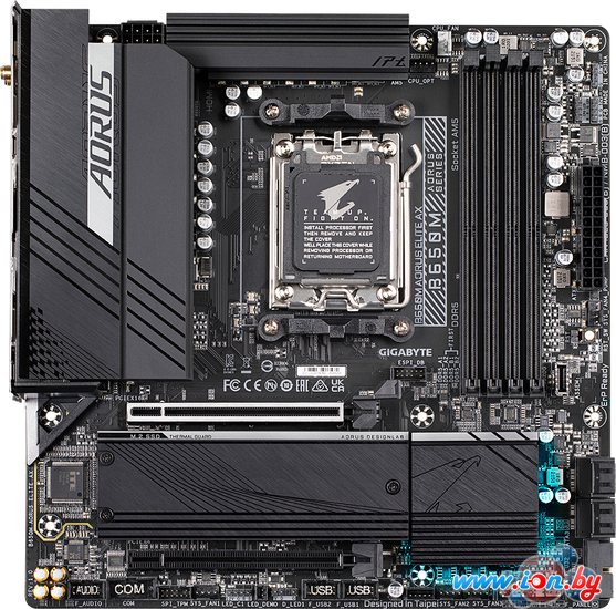 Материнская плата Gigabyte B650M Aorus Elite AX в Гродно