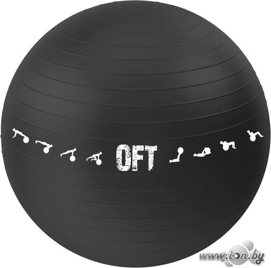 Гимнастический мяч Original FitTools FT-GBPRO-75BK в Могилёве