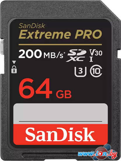 Карта памяти SanDisk Extreme PRO SDXC SDSDXXU-064G-GN4IN 64GB в Могилёве