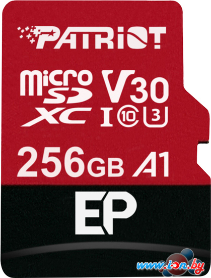 Карта памяти Patriot microSDXC EP Series PEF256GEP31MCX 256GB (с адаптером) в Гродно