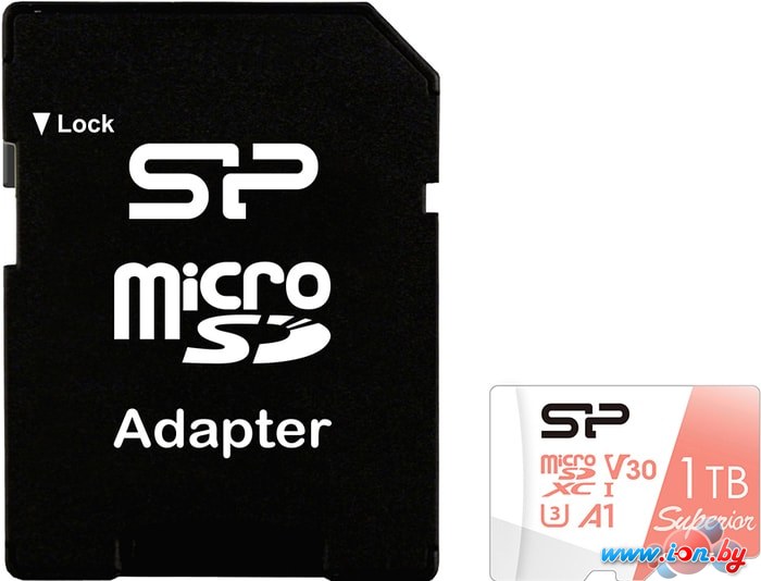 Карта памяти Silicon-Power Superior A1 microSDXC SP001TBSTXDV3V20SP 1TB (с адаптером) в Минске