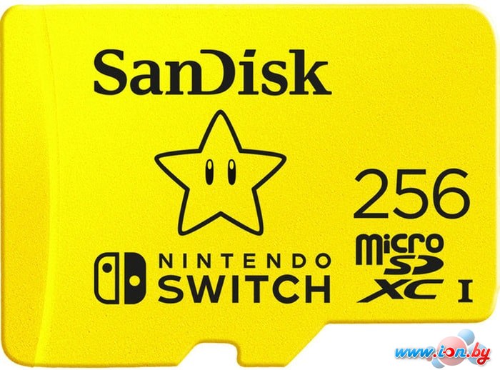 Карта памяти SanDisk For Nintendo Switch microSDXC SDSQXAO-256G-GN3ZN 256GB в Могилёве