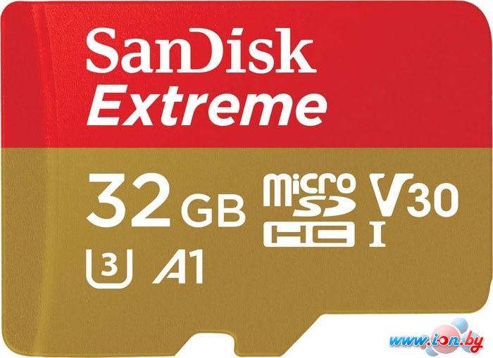 Карта памяти SanDisk Extreme microSDHC SDSQXAF-032G-GN6MN 32GB в Могилёве