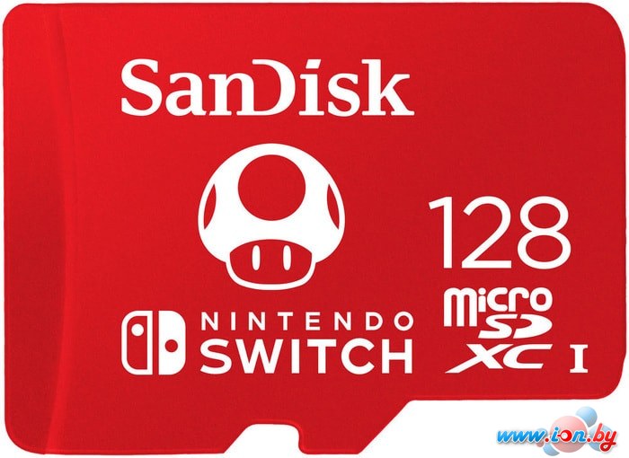 Карта памяти SanDisk For Nintendo Switch microSDXC SDSQXAO-128G-GN3ZN 128GB в Гродно