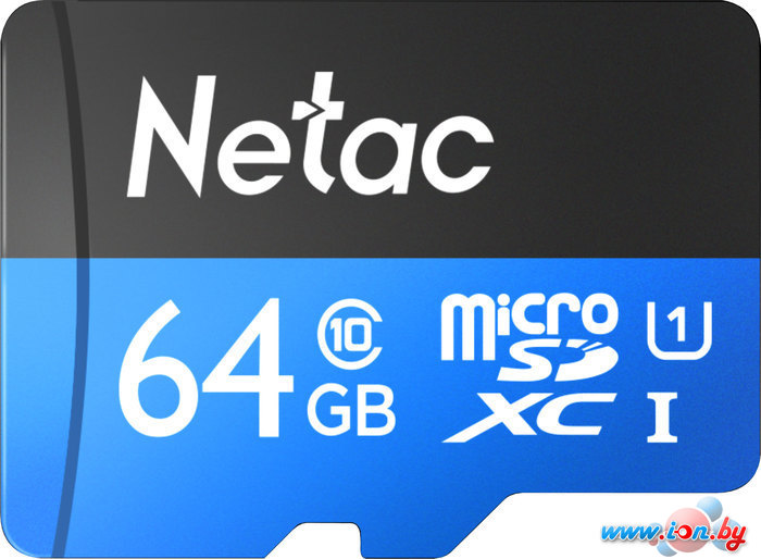 Карта памяти Netac P500 Standard microSDXC 64GB NT02P500STN-064G-N (OEM, 50 шт.) в Могилёве