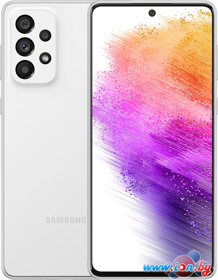 Смартфон Samsung Galaxy A73 5G SM-A736B/DS 8GB/128GB (белый) в Могилёве