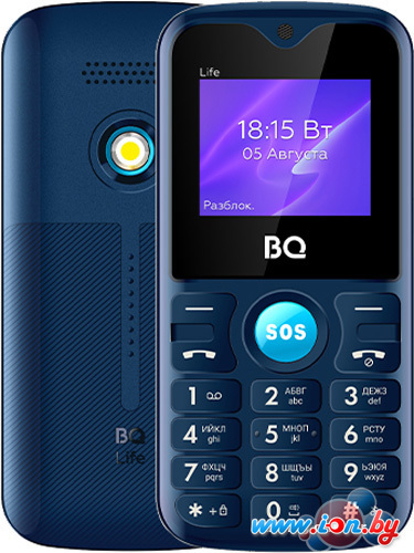 Кнопочный телефон BQ-Mobile BQ-1853 Life (синий) в Гомеле