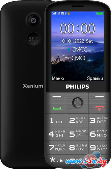 Кнопочный телефон Philips Xenium E227 (темно-серый) в Бресте