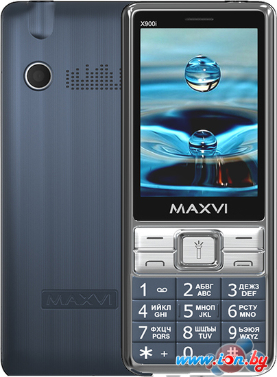 Кнопочный телефон Maxvi X900i (маренго) в Минске