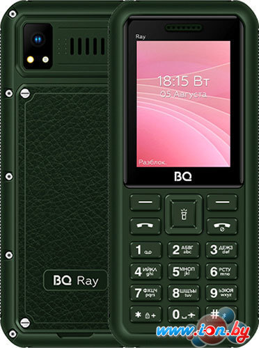 Кнопочный телефон BQ-Mobile BQ-2454 Ray (зеленый) в Могилёве