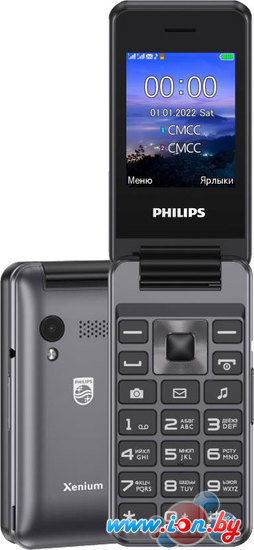 Кнопочный телефон Philips Xenium E2601 (темно-серый) в Минске