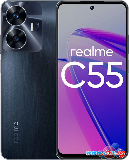 Смартфон Realme C55 8GB/256GB с NFC международная версия (черный) в Могилёве