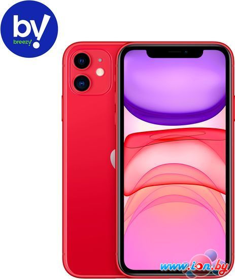 Смартфон Apple iPhone 11 128GB Воcстановленный by Breezy, грейд A (PRODUCT)RED в Могилёве