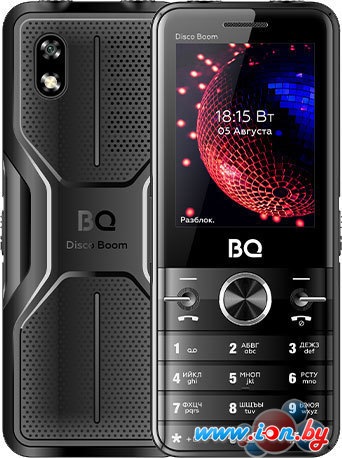 Кнопочный телефон BQ-Mobile BQ-2842 Disco Boom (черный) в Минске