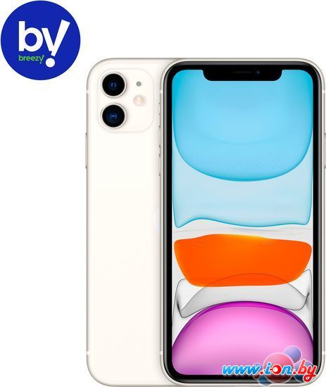 Смартфон Apple iPhone 11 128GB Воcстановленный by Breezy, грейд B (белый) в Минске