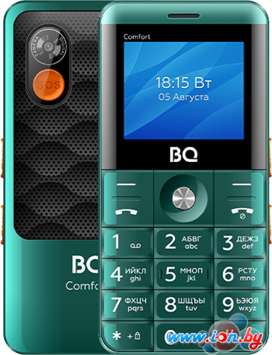 Кнопочный телефон BQ-Mobile BQ-2006 Comfort (зеленый) в Минске