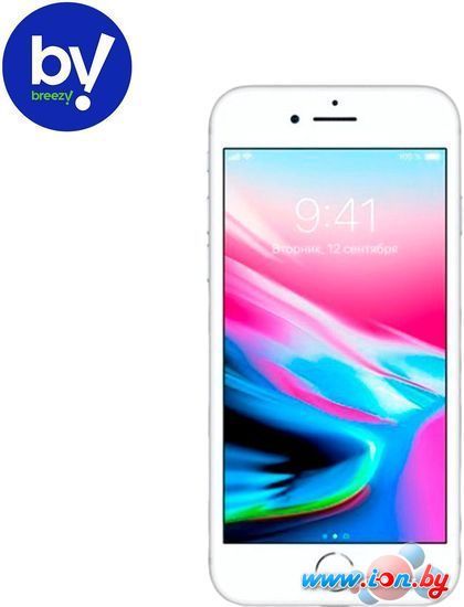 Смартфон Apple iPhone 8 64GB Воcстановленный by Breezy, грейд B (серебристый) в Минске