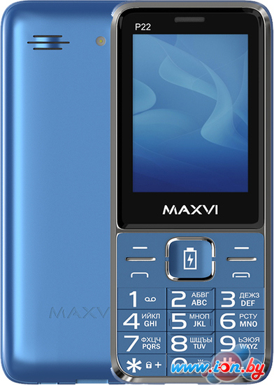 Кнопочный телефон Maxvi P22 (маренго) в Могилёве